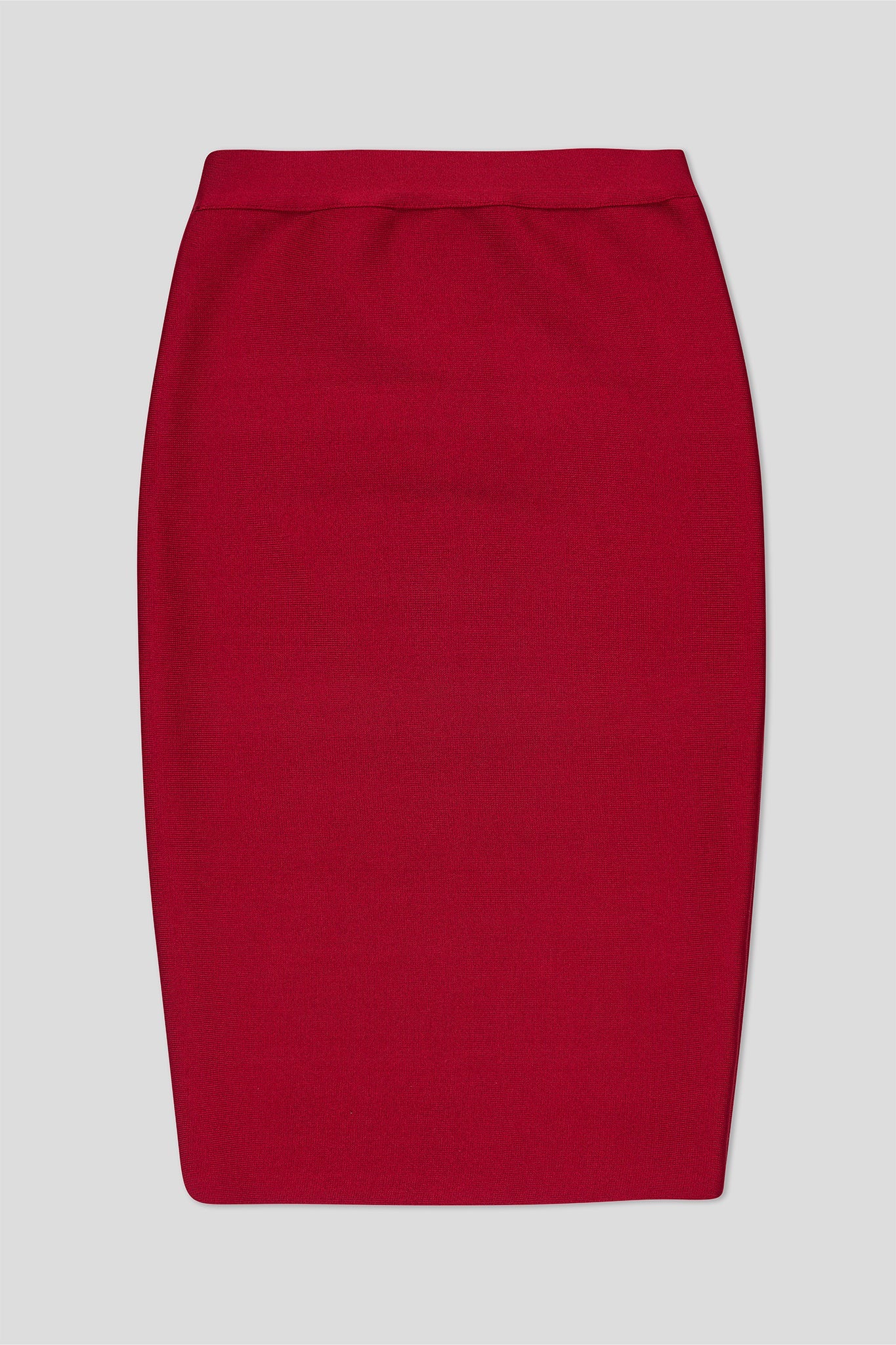 Denise Bandage Knee Length Skirt (Maroon)