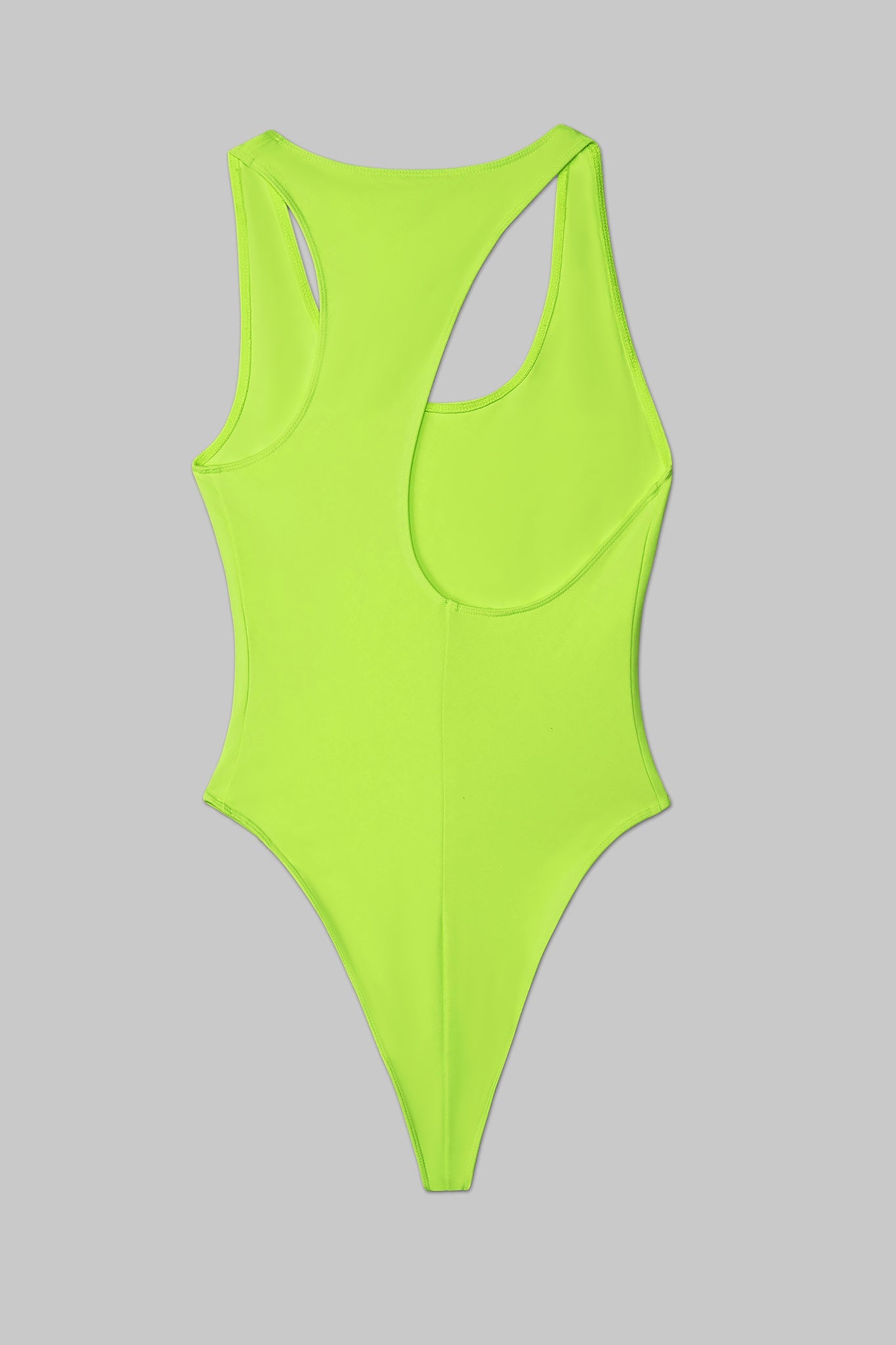 Storm Backless Cutout Bodysuit (Fluorescent Green)