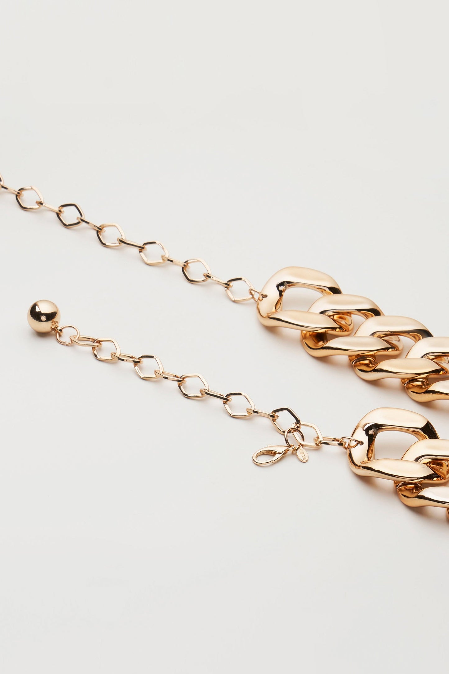 Tonia Chain Plastic Belt (Gold)