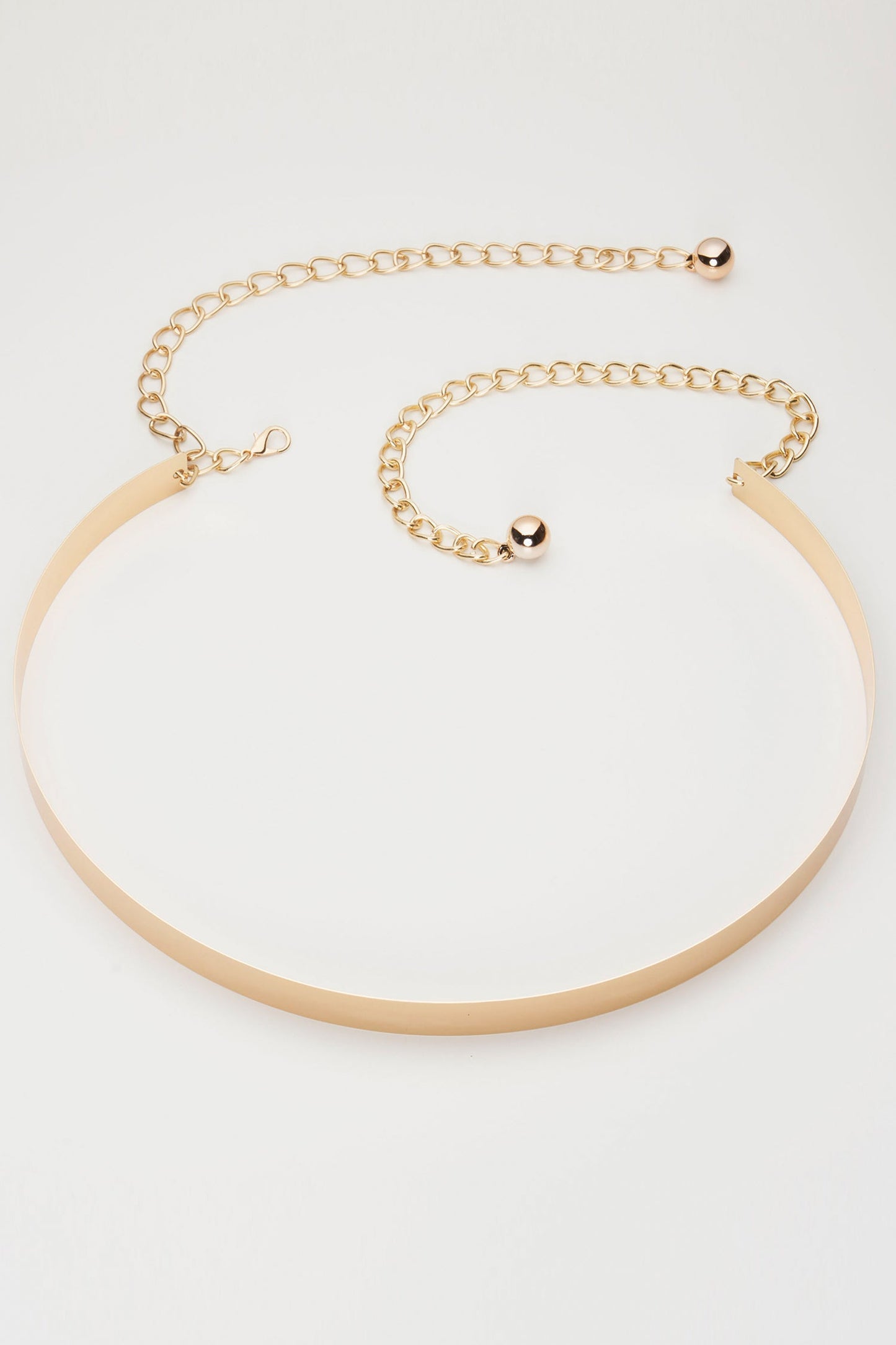 Monica Flat Waist Belt (Gold)