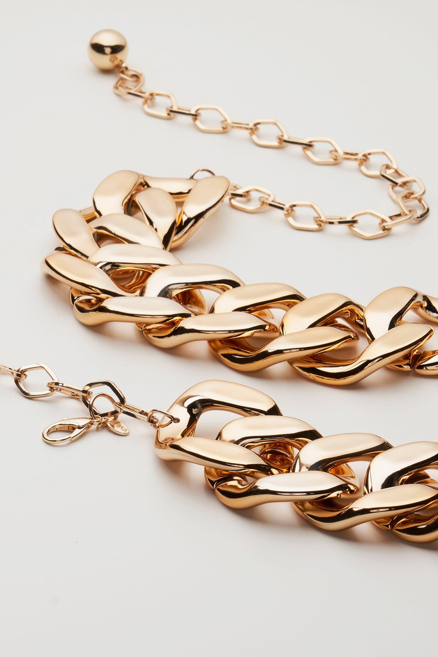 Tonia Chain Plastic Belt (Gold)