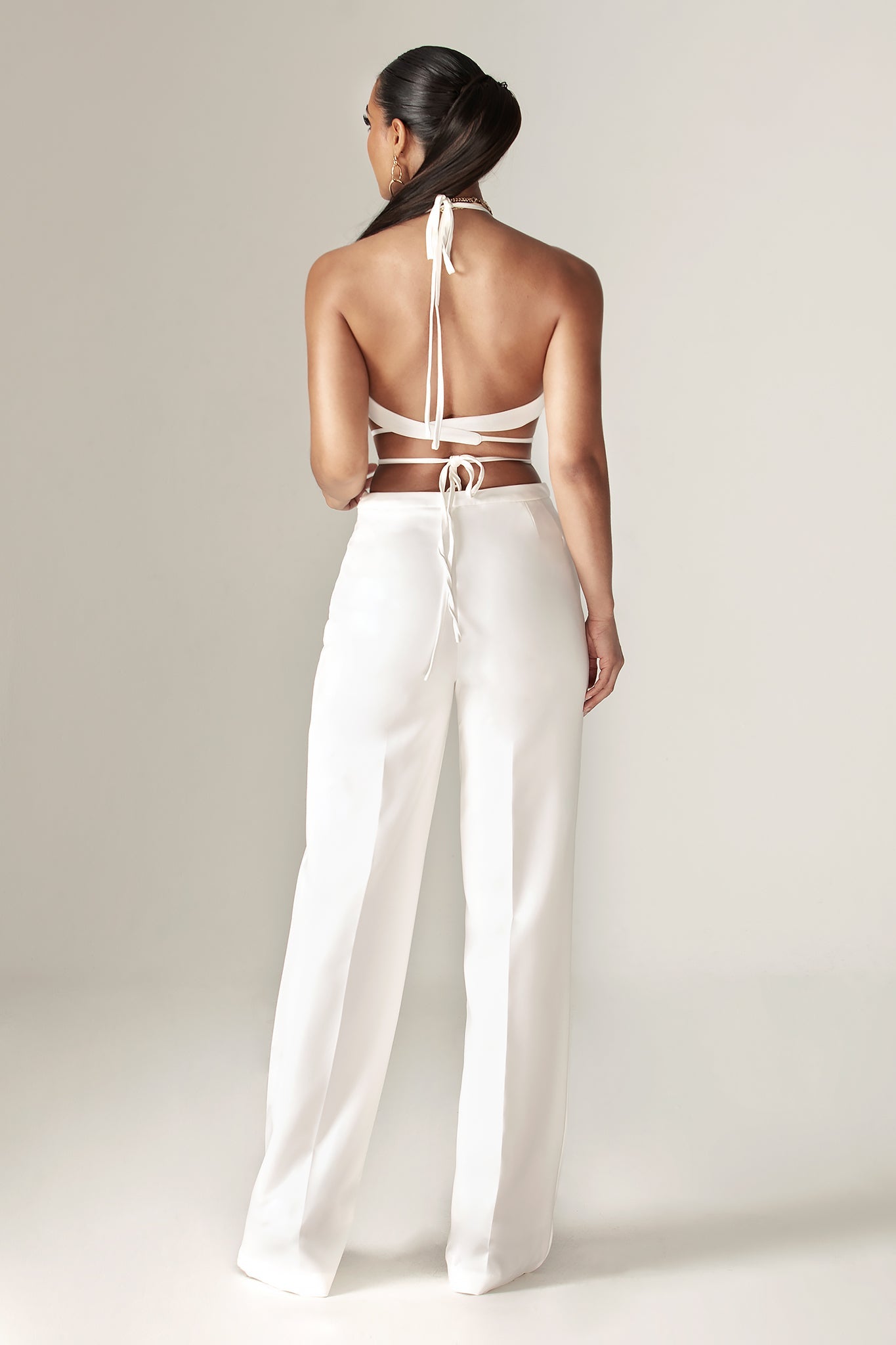 Lena Loose Fit Pants (Off White)