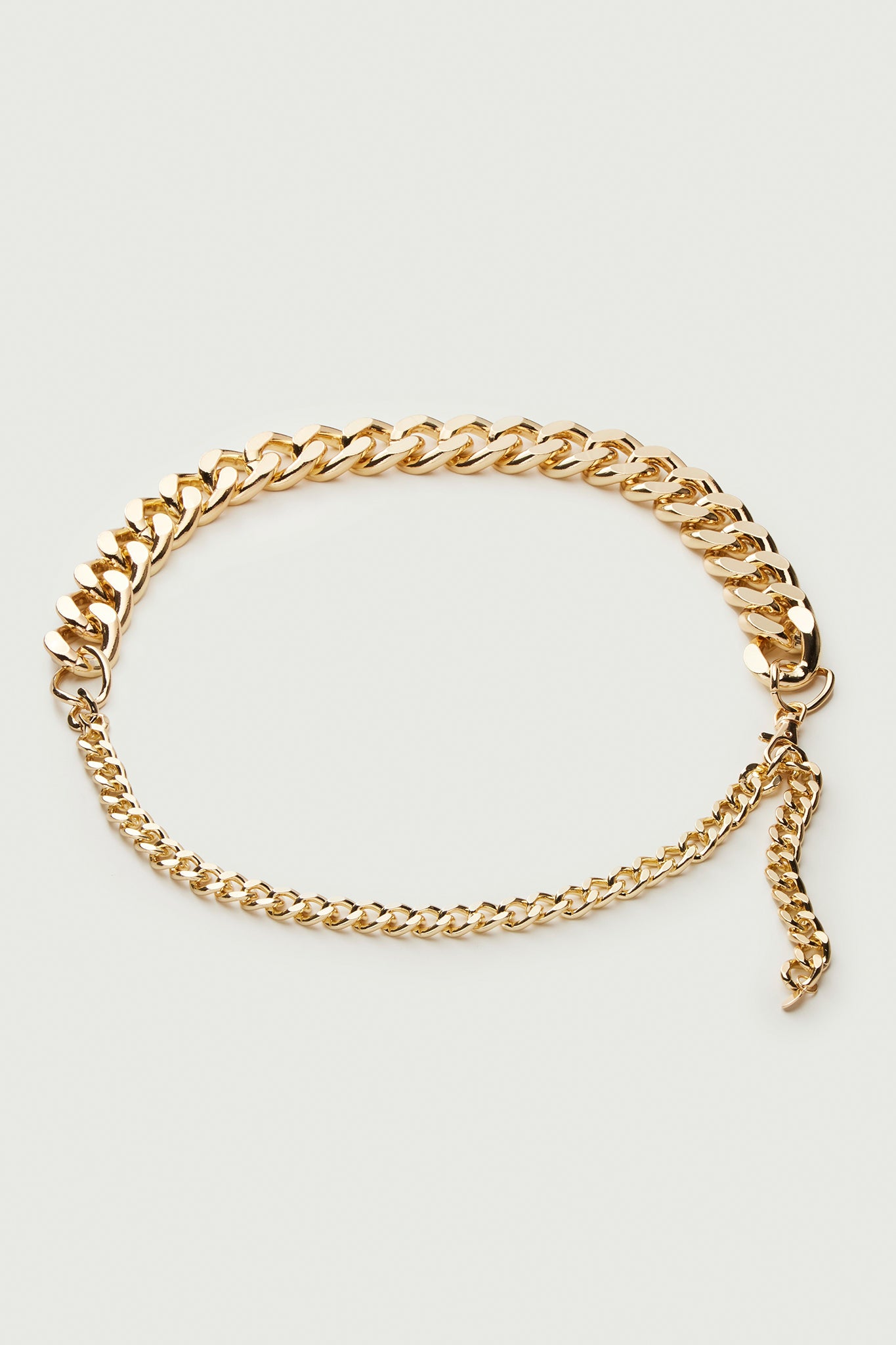 Lori Chain Alloy Metal Belt (Gold)