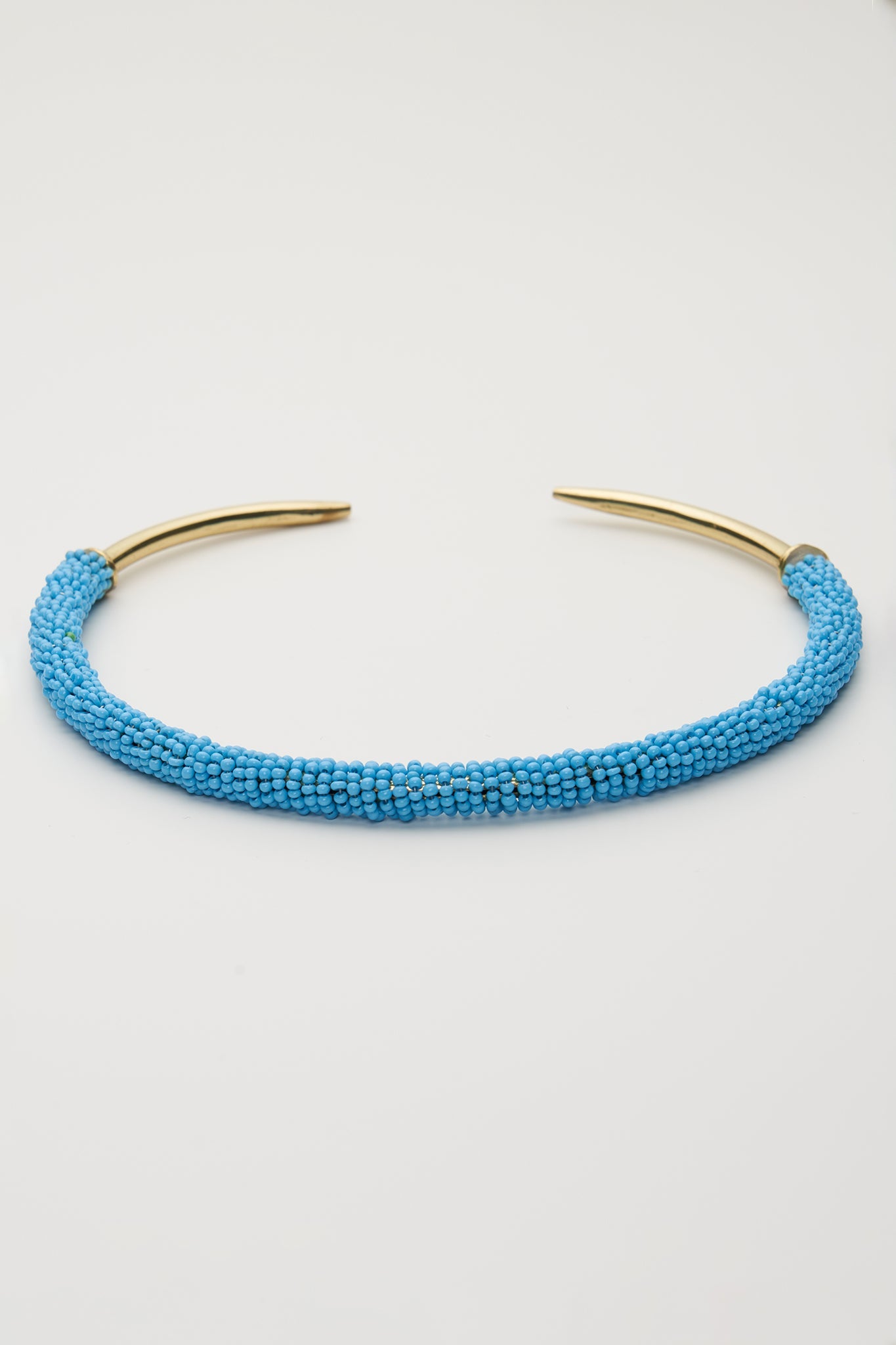 Yulia Handmade Turquoise Seeds Choker (Turquoise)