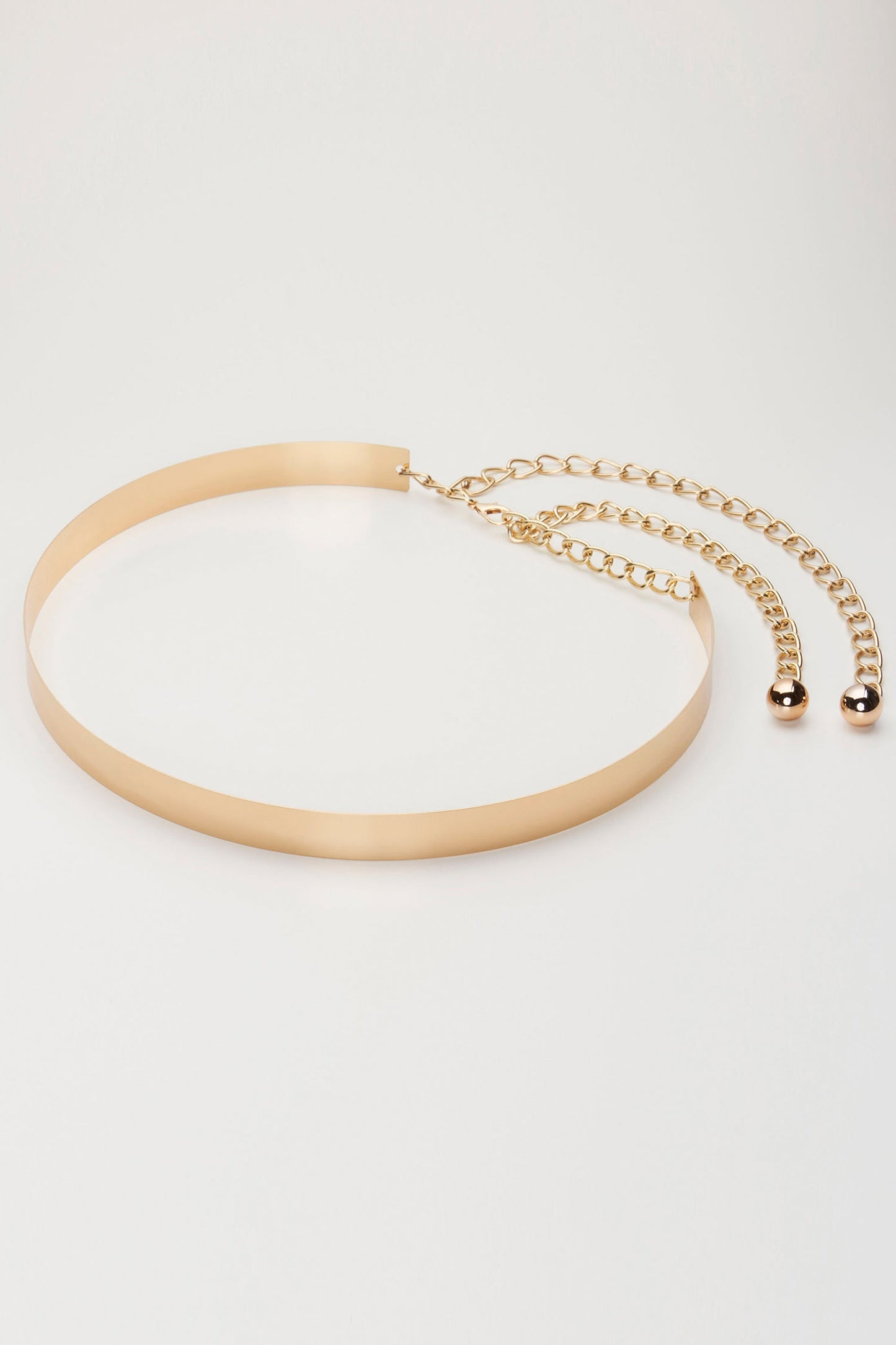 Monica Flat Waist Belt (Gold)
