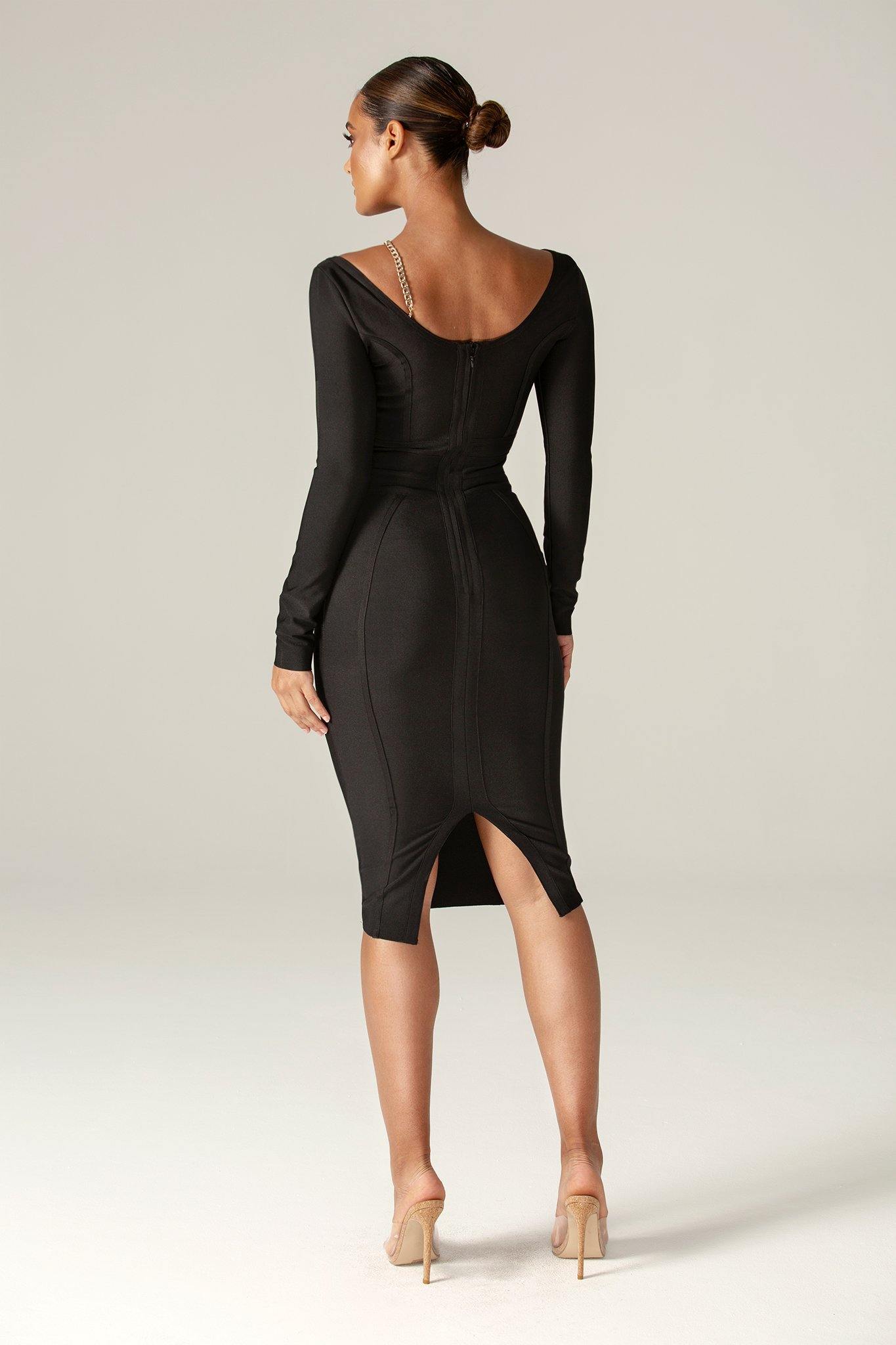 Diana Bandage Dress (Black)