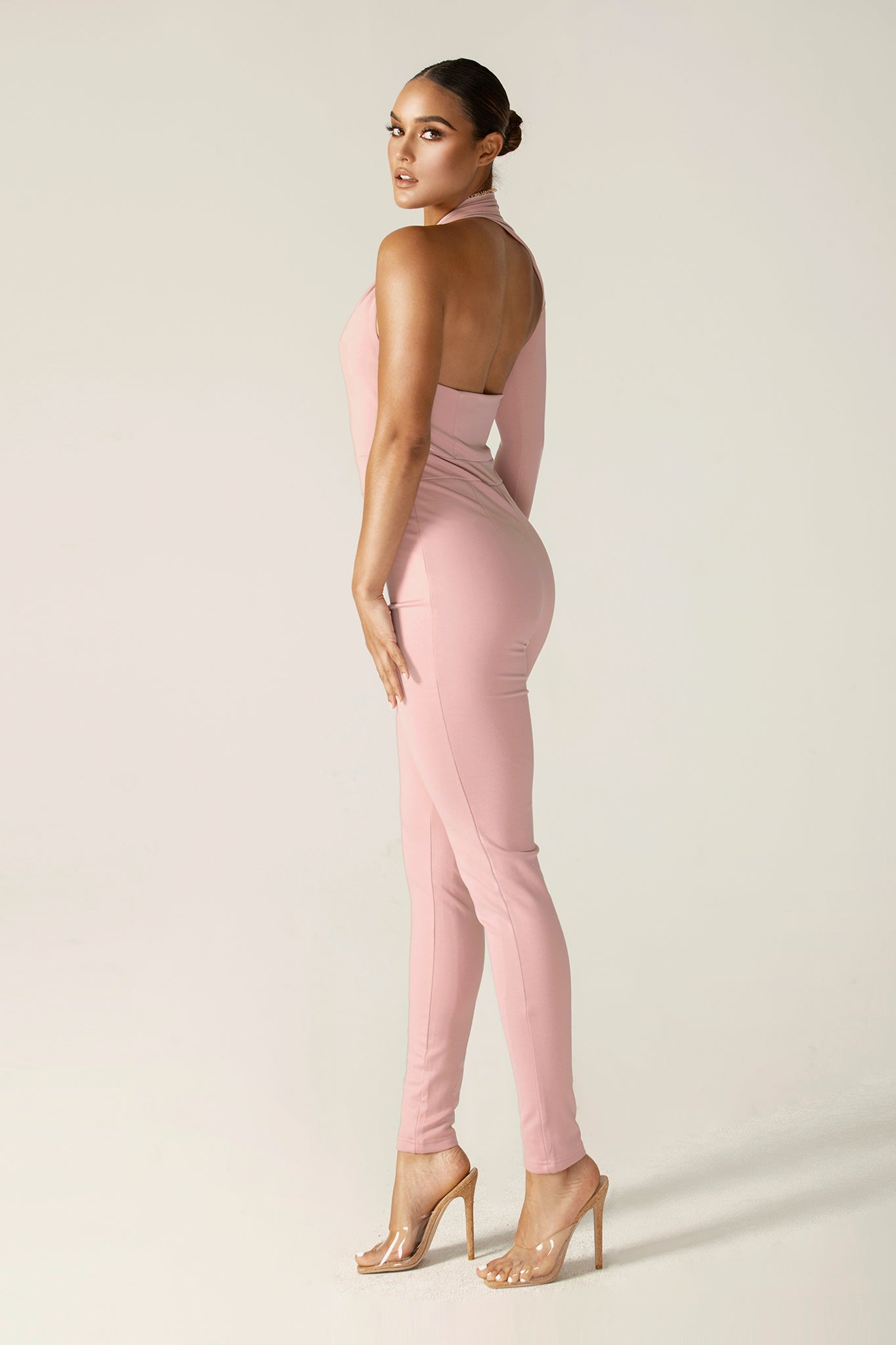 Dariya Modern Jumpsuit (Adobe Rose)