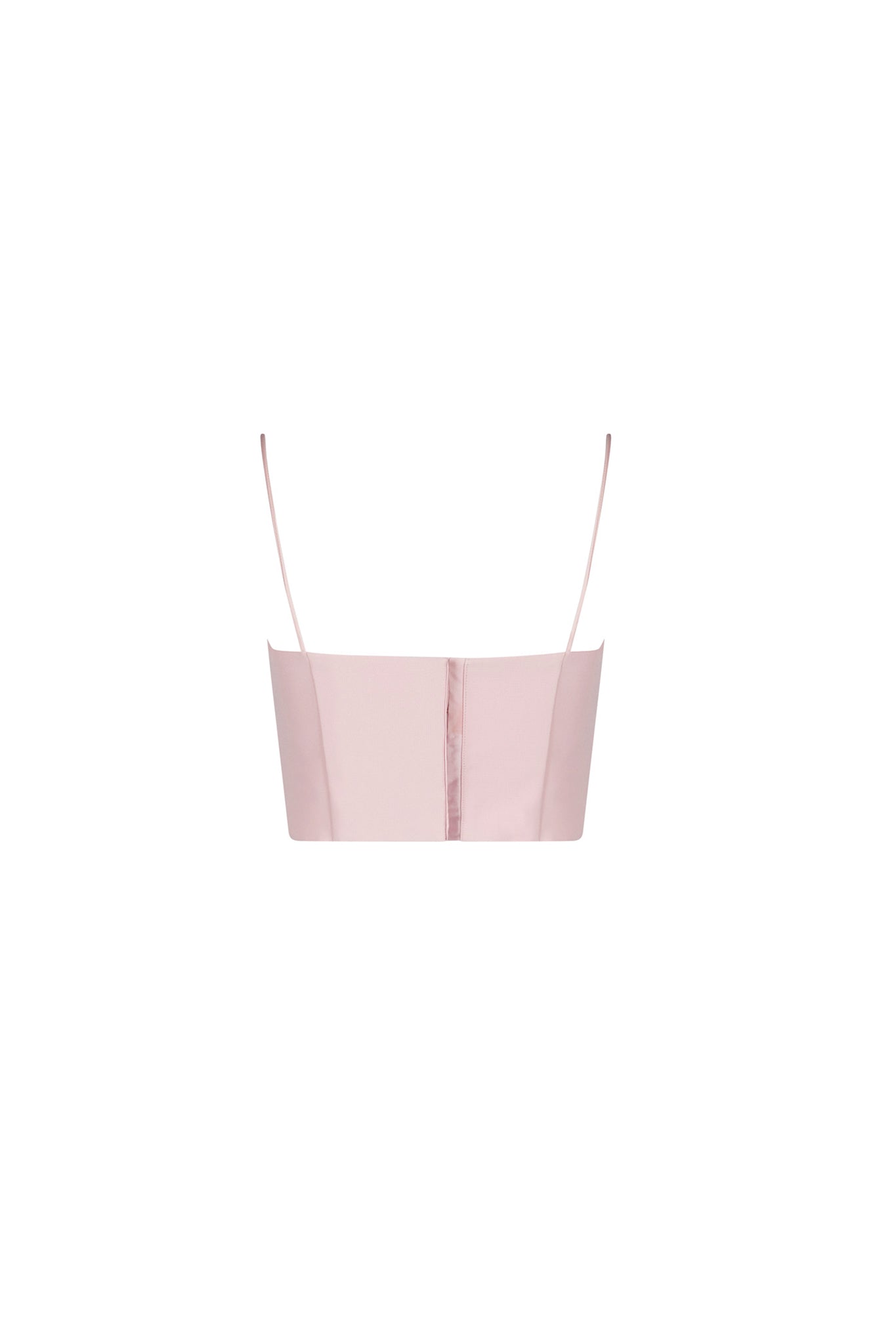 Carla Structure Crop Top (Soft Pink)