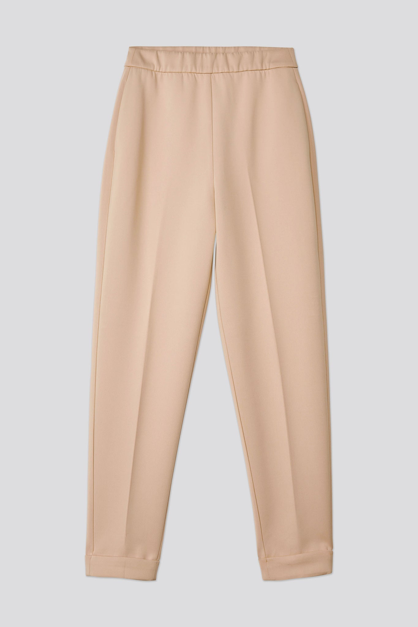 Luanne Straight Ankle Pants (Nude)